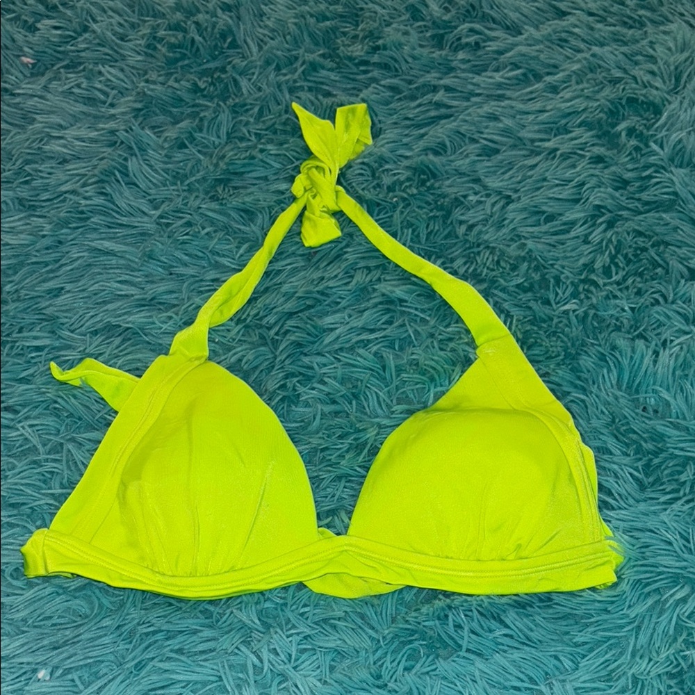 Lime Green Bikini Top